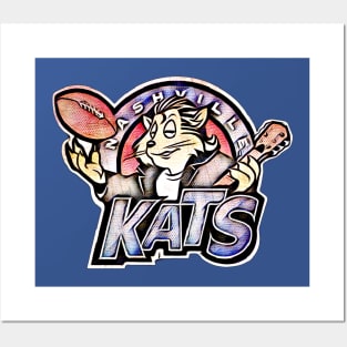 Nashville Kats Football Posters and Art